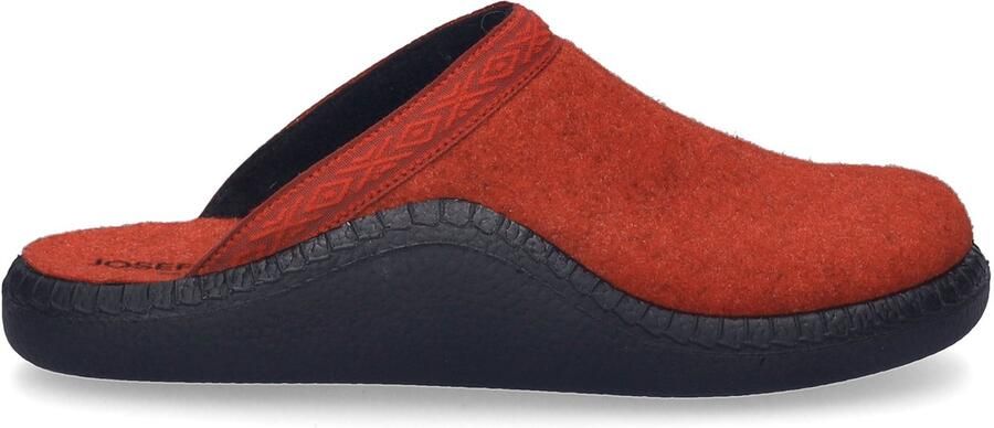 Josef Seibel Monaco D 05 Hausschuh für Damen Rot