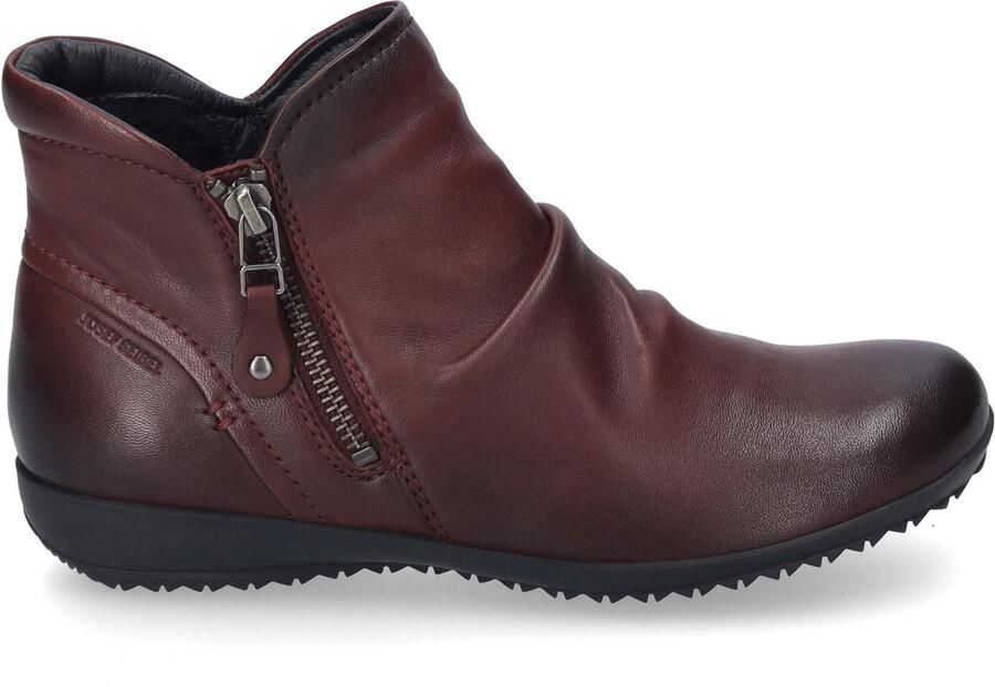 Josef Seibel Boots zonder sluiting NALY 41 Enkellaarsjes comfortabele schoen met geplooide schacht