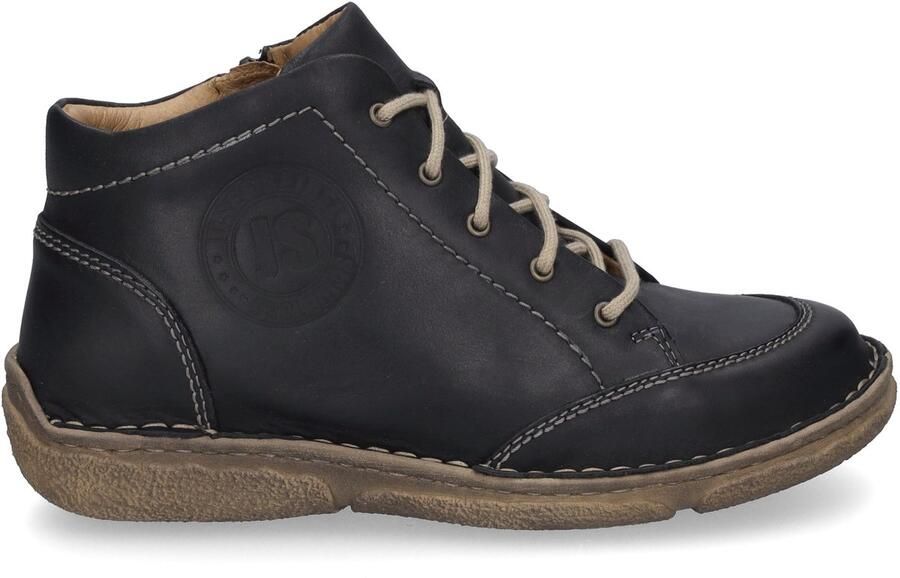 Josef Seibel Hoge veterschoenen NEELE 01 met een ritssluiting