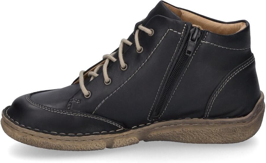 Josef Seibel Hoge veterschoenen NEELE 01 met een ritssluiting