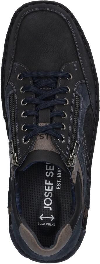 Josef Seibel Anvers 87 Volwassenen Heren sneakers Heren veterschoenVrije tijdsschoenen Blauw - Foto 6