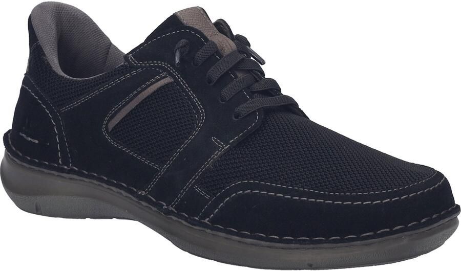 JOSEF SEIBEL Sportieve veterschoen 'New Anvers 24' zwart