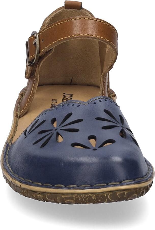 Josef Seibel ROSALIE~04~~~~~~~~~~~~~~~~~~~~ Platte sandalen Dames Sandalen Blauw - Foto 2