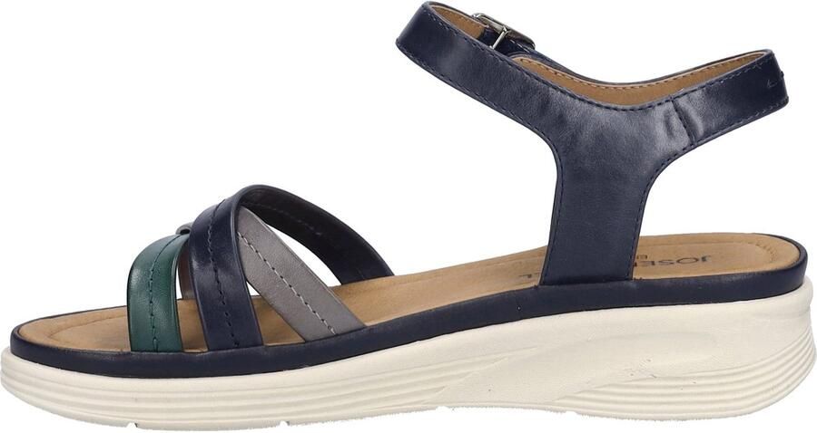 Josef Seibel Sandalen Sevran 02 plateausandaal wedgesandaal met modieuze kruisbandage