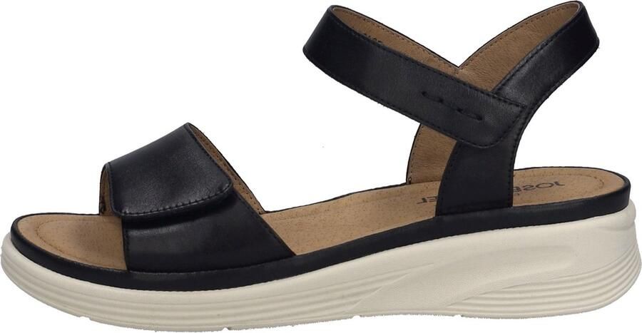 Josef Seibel Sandalen Sevran 01 vrijetijdsschoen sleehak sandaal met klittenbandsluiting