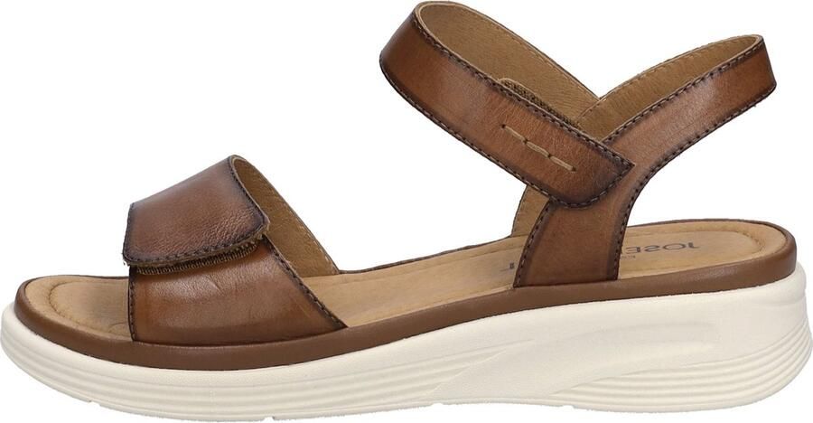 Josef Seibel Sandalen Sevran 01 vrijetijdsschoen sleehak sandaal met klittenbandsluiting