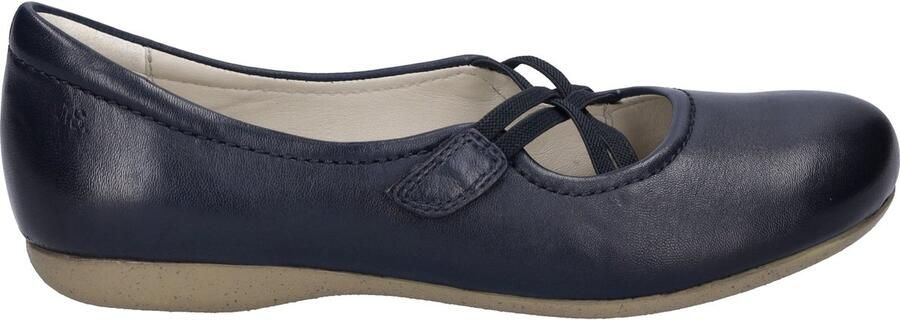 Josef Seibel Ballerina's met riempje Fiona 39 Feestelijke schoen slipper comfortschoen met gekruiste elastiek