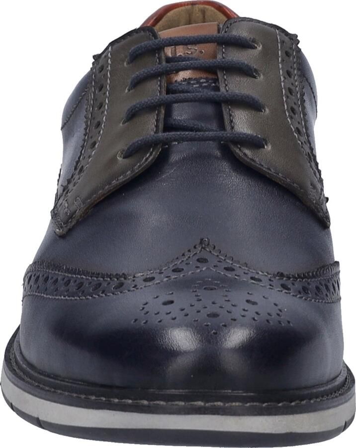 Josef Seibel Schoenen met perforatie Stuart 07 brogue businessschoen suiteschoen met vleugelkappen