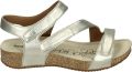 Josef Seibel TONGA 25 Sandalen met hak Dames Sandalen Metallics - Zilver