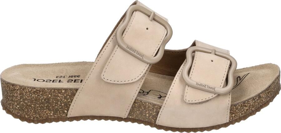 Josef Seibel Slippers TONGA 64 plateau zomerschoen pantoffels met gespsluiting