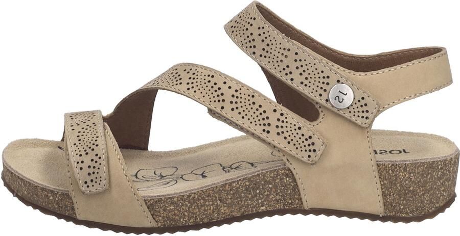 JOSEF SEIBEL Sandaal 'Tonga 78' beige zwart