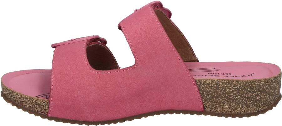 Josef Seibel Slippers TONGA 64 plateau zomerschoen pantoffels met gespsluiting
