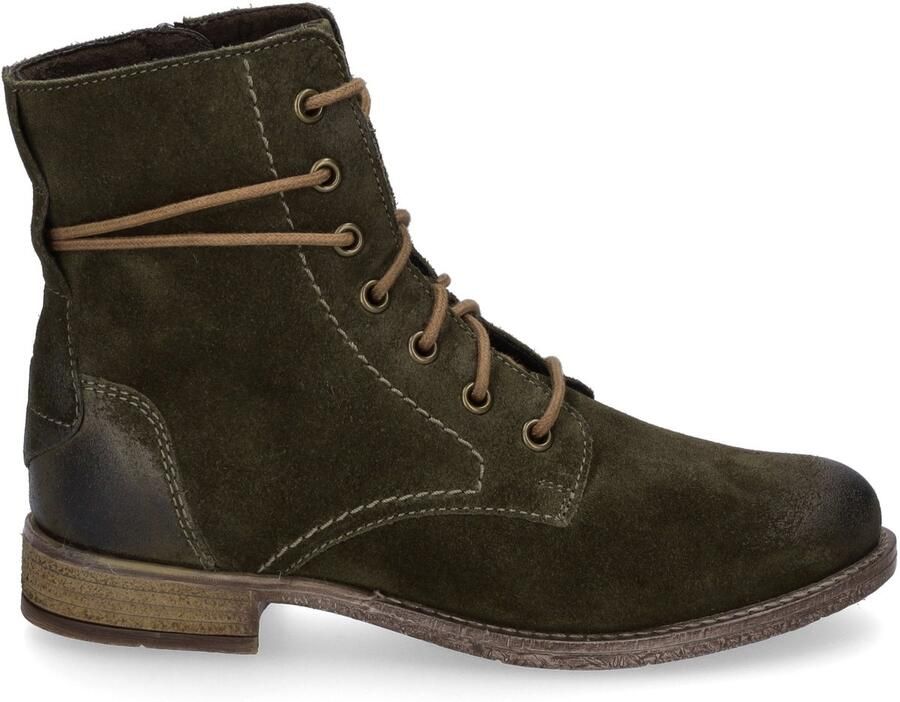 Josef Seibel Hoge veterschoenen Conny 52 met warme textielen voering