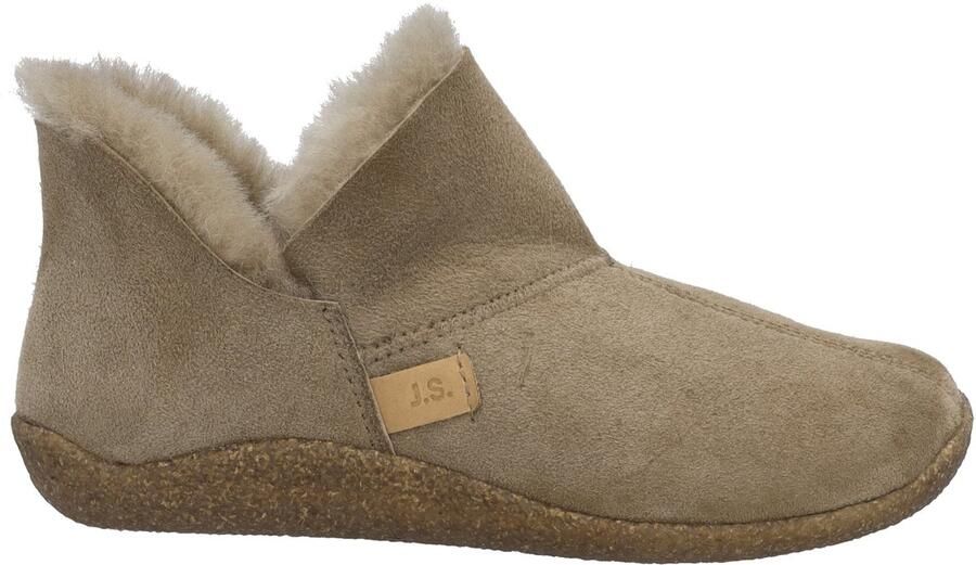 Josef Seibel Pantoffels Vinny 07 Hüttenschoen huislaars pantoffel met lamsvacht