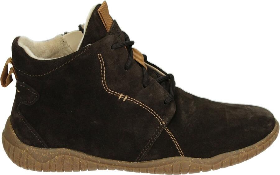 Josef Seibel WYNONA 05 Hoge sneakers Veterboots Dames veterschoenen Dames sneakersHalf-hoge schoenenBarefoot Bruin