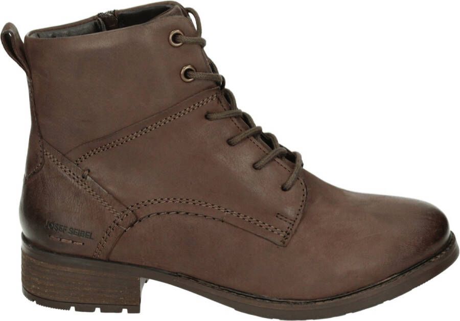 Josef Seibel KATE 15 Hoge sneakersVeterbootsDames veterschoenenDames sneakersHalf-hoge schoenen Bruin