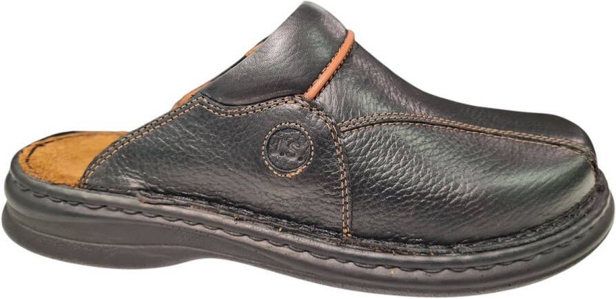 Josef Seibel Sabots Klaus zomerschoen slippers pantoffel met gepolsterde leren binnenzool