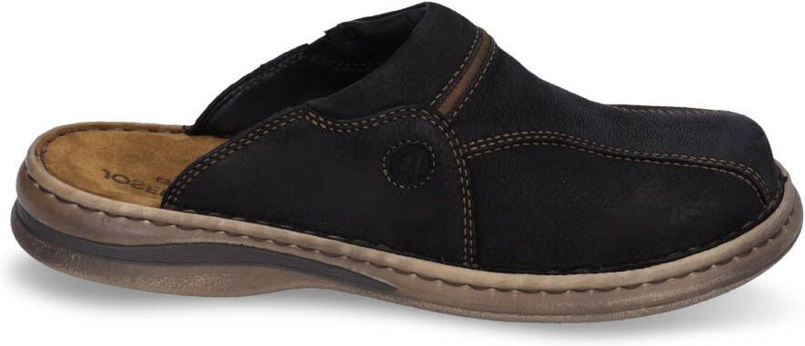 Josef Seibel -Heren zwart pantoffels & slippers