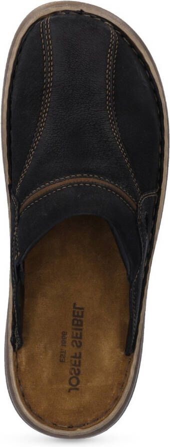 Josef Seibel -Heren zwart pantoffels & slippers
