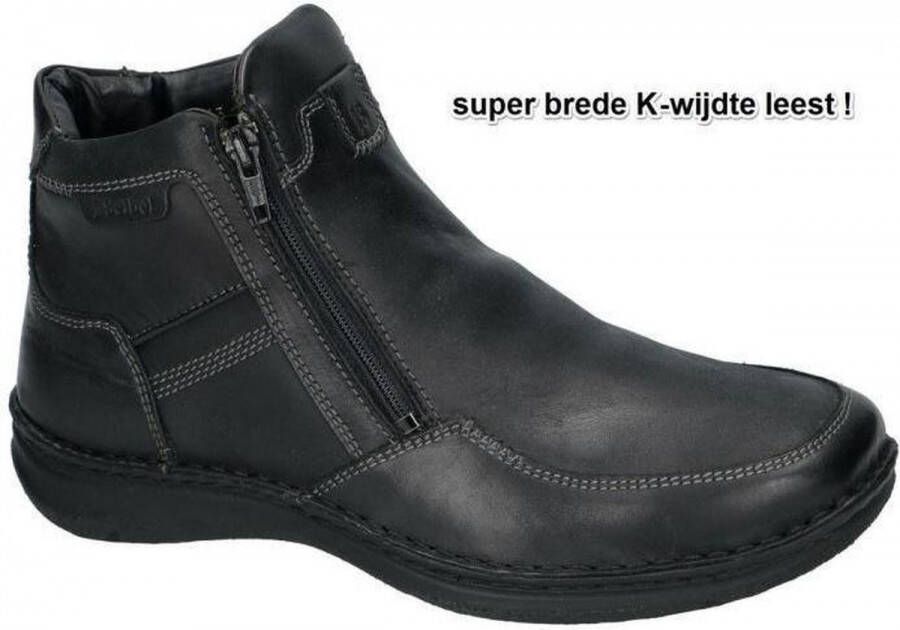 Josef Seibel -Heren zwart boots & bottines