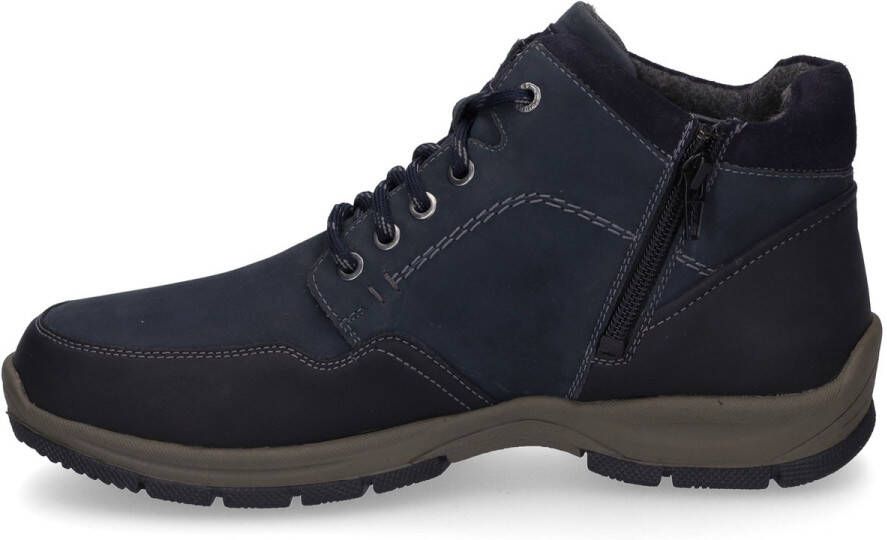 Josef Seibel Hoge veterschoenen LENNY in tex-uitvoering