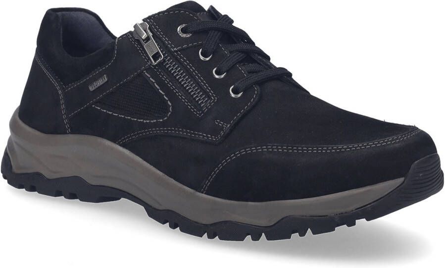 Josef Seibel Casual veterschoenen voor heren in zwart