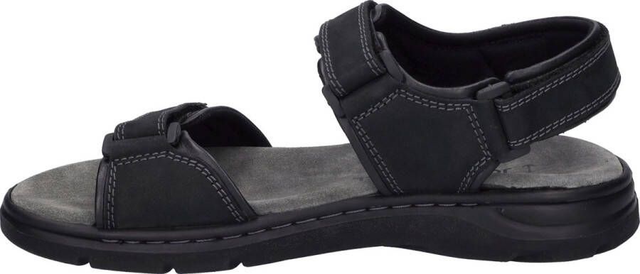 Josef Seibel Marlon 05 Sandale für Herren Schwarz