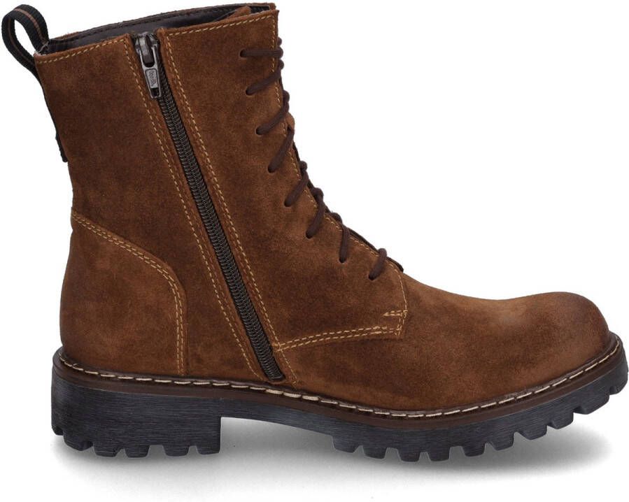 Josef Seibel Hoge veterschoenen MARTA 02 met opvallende profielzool