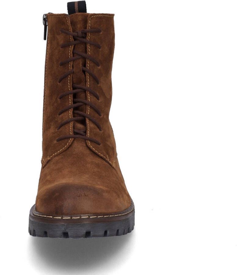 Josef Seibel Hoge veterschoenen MARTA 02 met opvallende profielzool