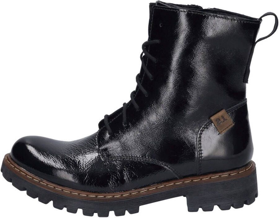Josef Seibel MARTA~02~~~~~~~~~~~~~~~~~~~~~~ Hoge sneakersVeterlaarzenDames veterschoenenDames sneakersHalf-hoge schoenen Zwart
