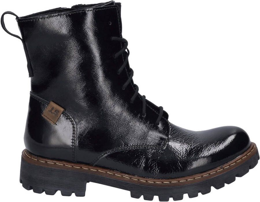Josef Seibel MARTA~02~~~~~~~~~~~~~~~~~~~~~~ Hoge sneakersVeterlaarzenDames veterschoenenDames sneakersHalf-hoge schoenen Zwart - Foto 1