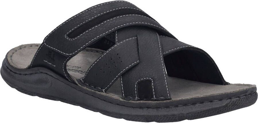 Josef Seibel Maverick 22 Sandale für Herren Schwarz