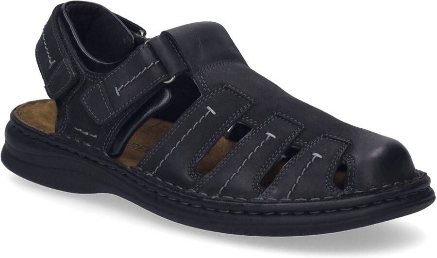 Josef Seibel Sandalen Max 92 bakkersandalen comfort-schoen klittenbandschoen in brede vorm