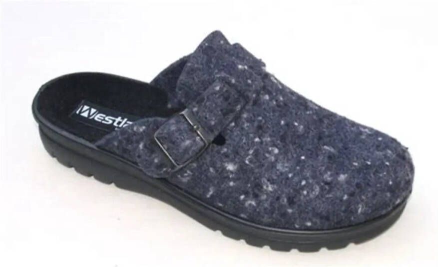 Josef Seibel Metz 390 Hausschuh für Damen Blau