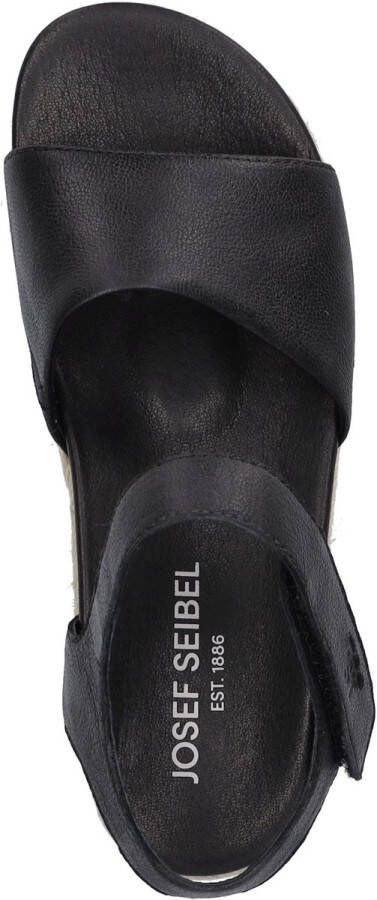 Josef Seibel Sleehaksandaaltjes Miranda 02 sleehaksandaal zomerschoen klittenbandschoen met sleehak