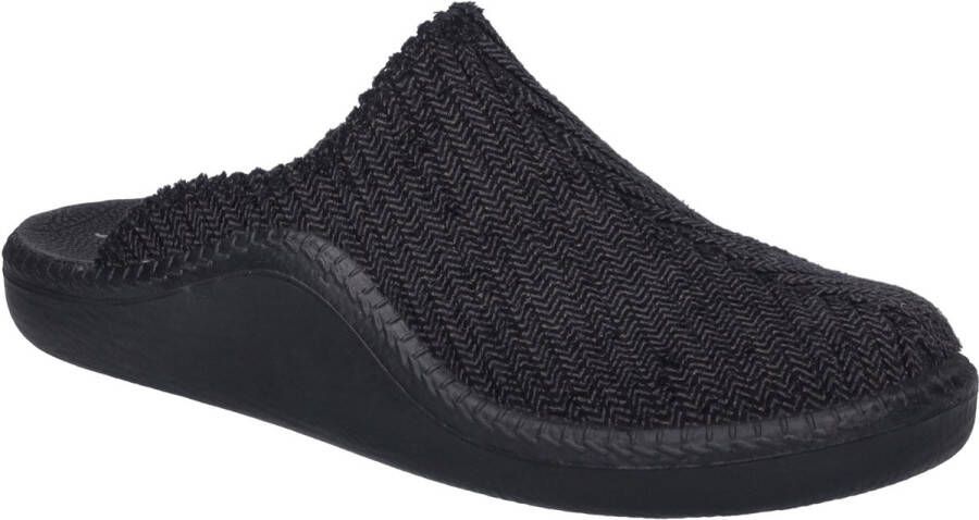 Josef Seibel Monaco 220 Hausschuh für Herren Schwarz