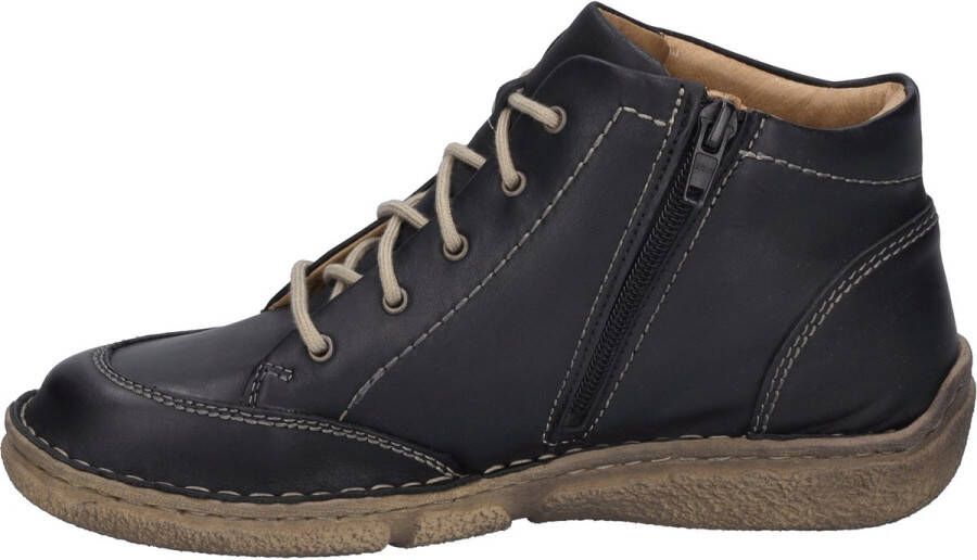 Josef Seibel Hoge veterschoenen NEELE 01 met een ritssluiting
