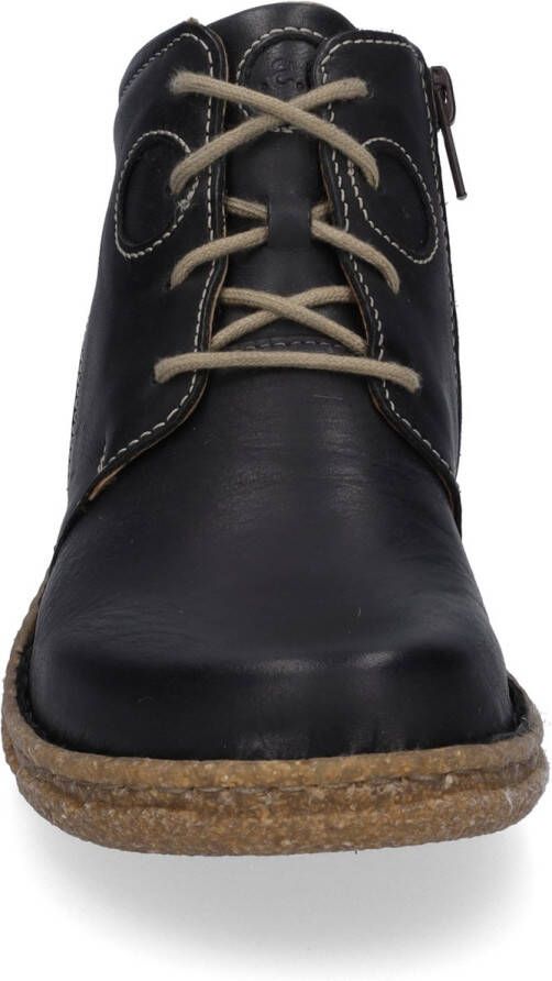 Josef Seibel Hoge veterschoenen NEELE 46 met stijlvolle contrastnaden