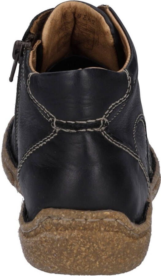 Josef Seibel Hoge veterschoenen NEELE 46 met stijlvolle contrastnaden