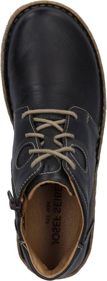 Josef Seibel Hoge veterschoenen NEELE 46 met stijlvolle contrastnaden