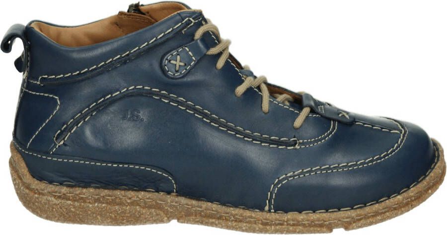 Josef Seibel NEELE~52~~~~~~~~~~~~~~~~~~~~~~ Hoge sneakersVeterlaarzenDames veterschoenenDames sneakersHalf-hoge schoenen Blauw