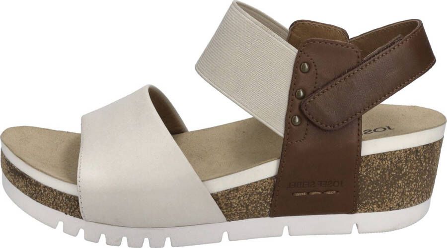 Josef Seibel Comfortabele damessandalen in effen kleur