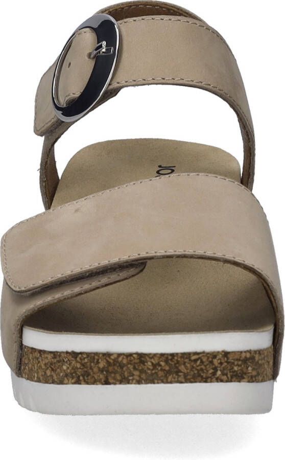 Josef Seibel Sleehaksandaaltjes Quinn 16 plateausandaal wedgesandaal met klittenbandsluiting