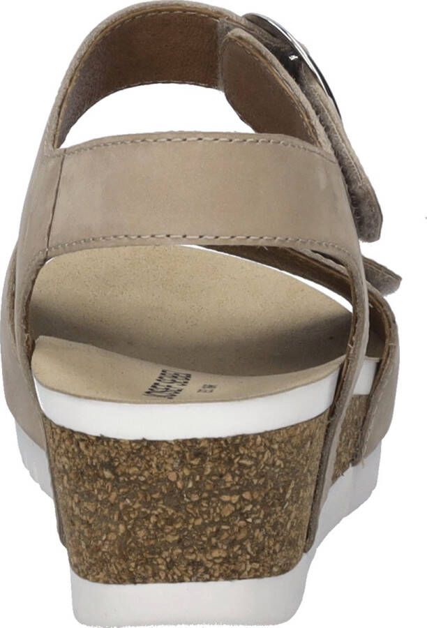 Josef Seibel Sleehaksandaaltjes Quinn 16 plateausandaal wedgesandaal met klittenbandsluiting