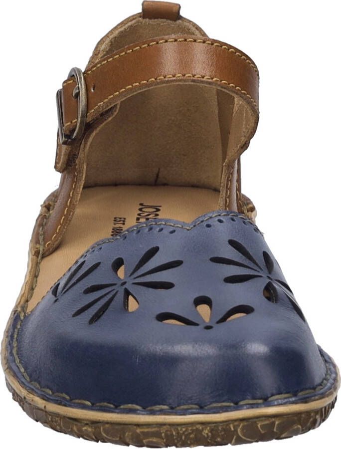 Josef Seibel ROSALIE~04~~~~~~~~~~~~~~~~~~~~ Platte sandalenDames Sandalen Blauw