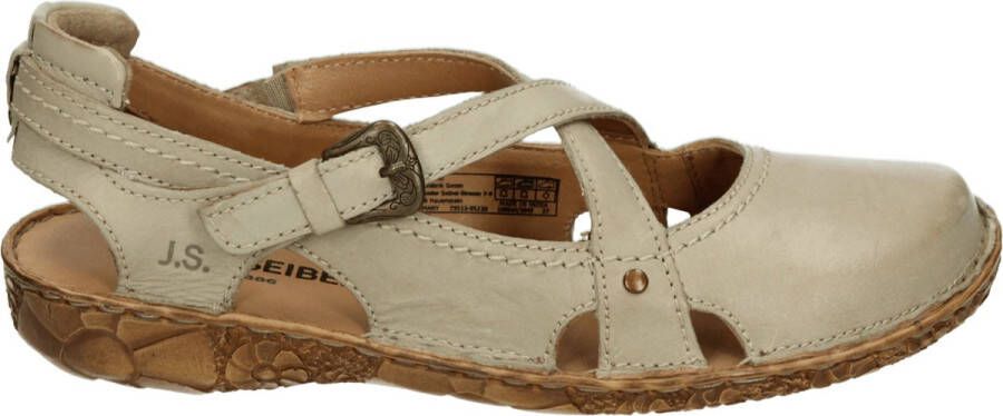 Josef Seibel ROSALIE 13 Volwassenen Platte sandalenDames Sandalen Wit beige