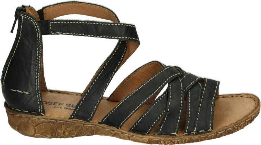 Josef Seibel ROSALIE 53 Volwassenen Platte sandalenDames Sandalen Zwart