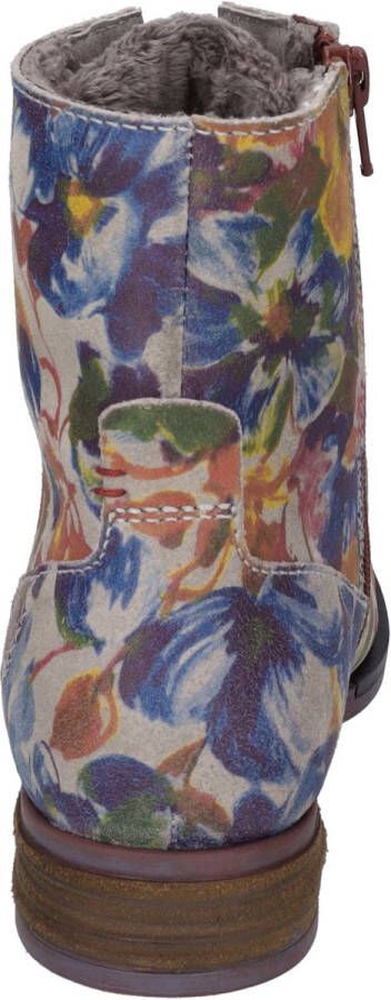 Josef Seibel Hoge veterschoenen SANJA 01 met bloemenprint