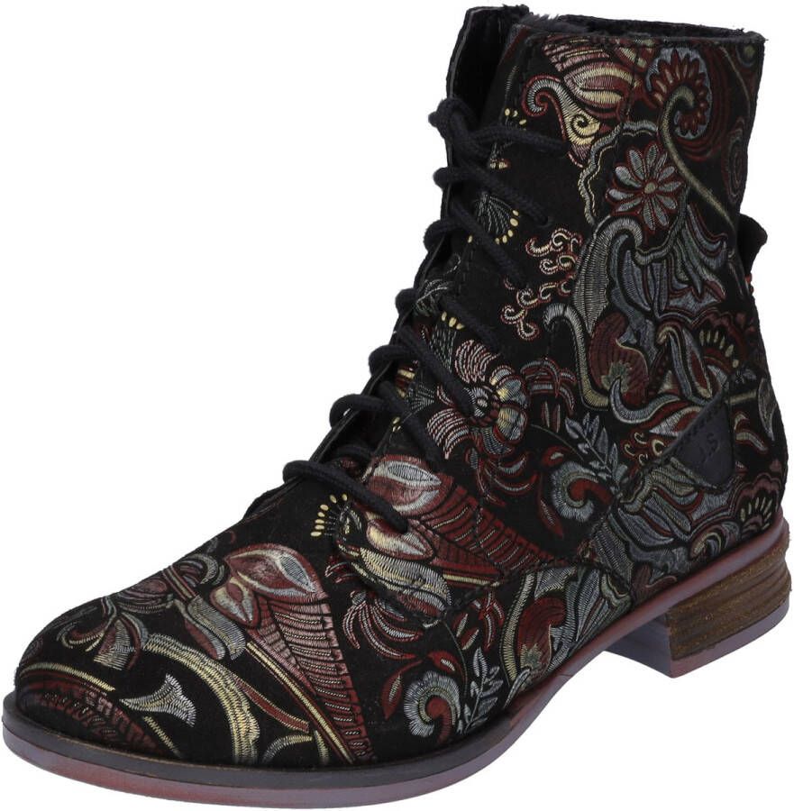 Josef Seibel Hoge veterschoenen SANJA 01 met fantasy-print