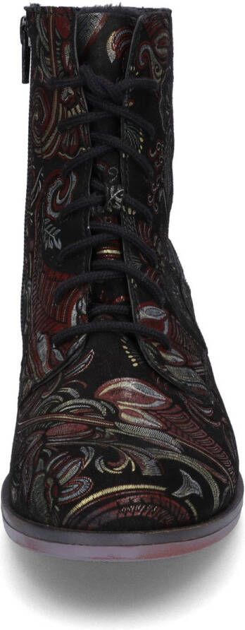Josef Seibel Hoge veterschoenen SANJA 01 met fantasy-print